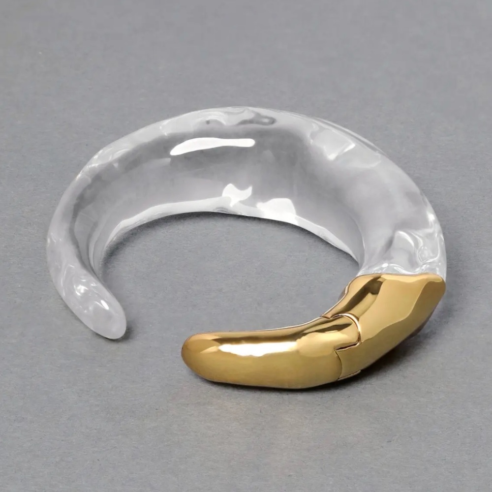 Alexis Bittar - Large Molten Lucite Hinge Cuff Bracelet